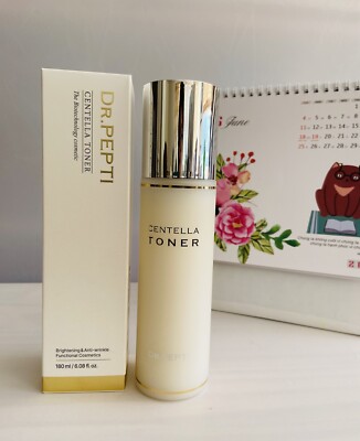 Dr Pepti Centella Toner Anti Wrinkles Brightening Toner - 180ml/ 6.08 Fl. Oz.