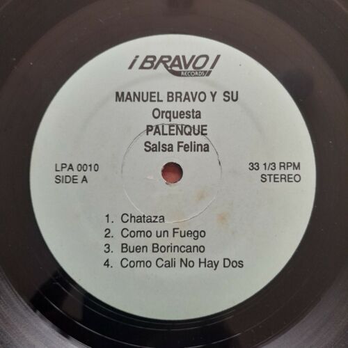Manuel Bravo Y Su Orquesta Palenque – Salsa Felina - Salsa, US 1988 - Picture 4 of 8