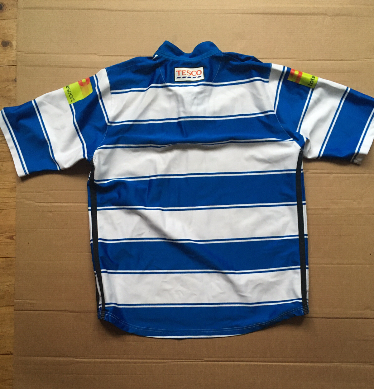 rare vintage WIGAN WARRIORS rugby shirt jersey top PATRICK JJB TESCO