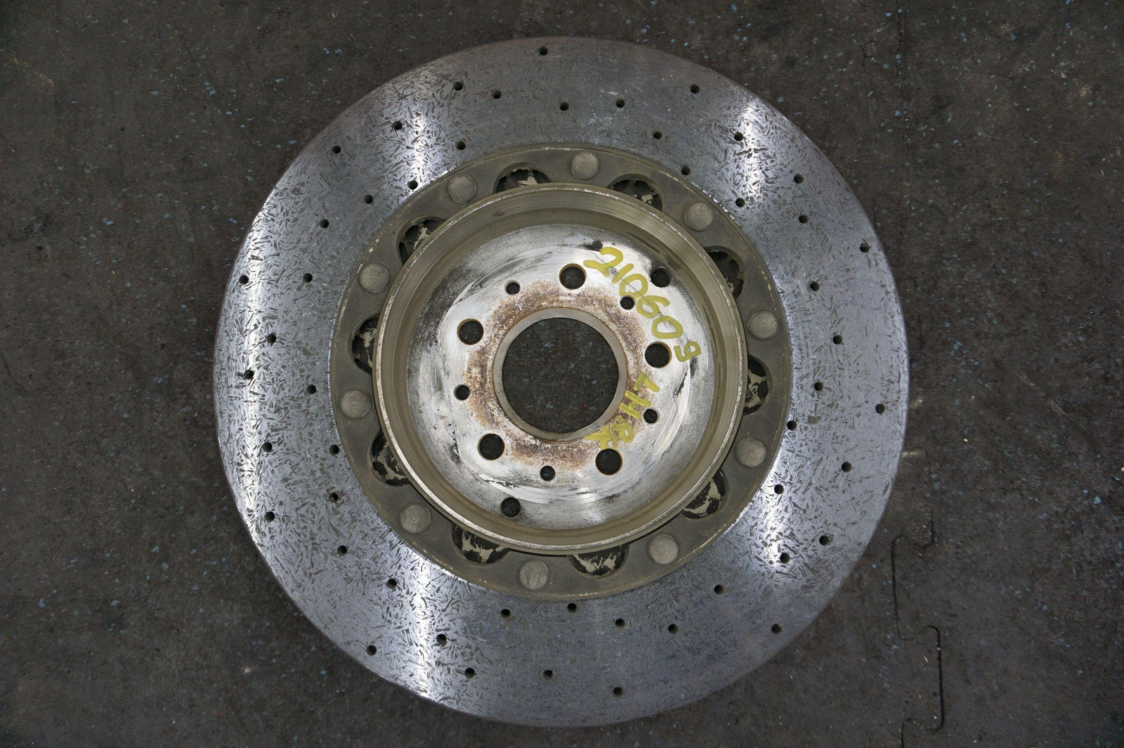 Rear Left or Right Carbon Ceramic CF CCM Disc Brake Rotor 216835 OEM Ferrari 612