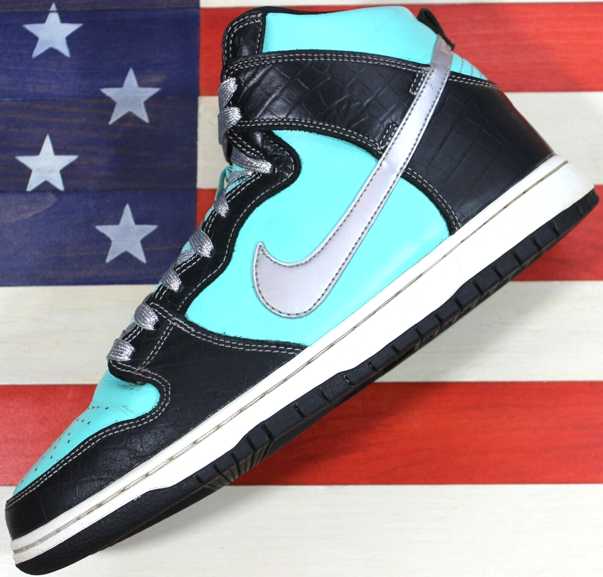 Nike Dunk High PREMIUM SB TIFFANY DIAMOND SUPPLY Co Vtg 2013