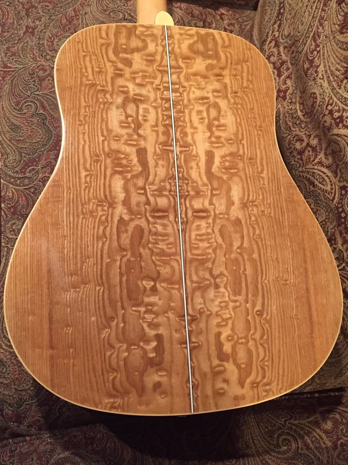 DEAN AX DQA GN - Guitarra Acústica Natural Dreadnought Acolchada Brillo Ceniza y Bolsa de Concierto Foto 3 de 4