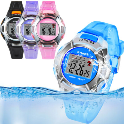 Kids Digital Watches for Girl Boys 3ATM Waterproof Multi-Functional WristWatches