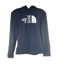 The North Face TNF Black Womens Size Medium Hoodie Sweatshirt Half Dome