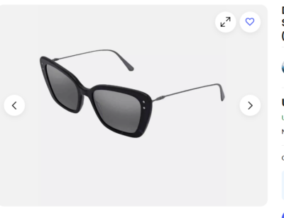DIOR MissDior B5F 14A7 56mm Butterfly Sunglasses Black Smoke Mirror Cat Eye DIOR MissDior B5F 14A7 56mm Butterfly Sunglasses Black Smoke  main image 3