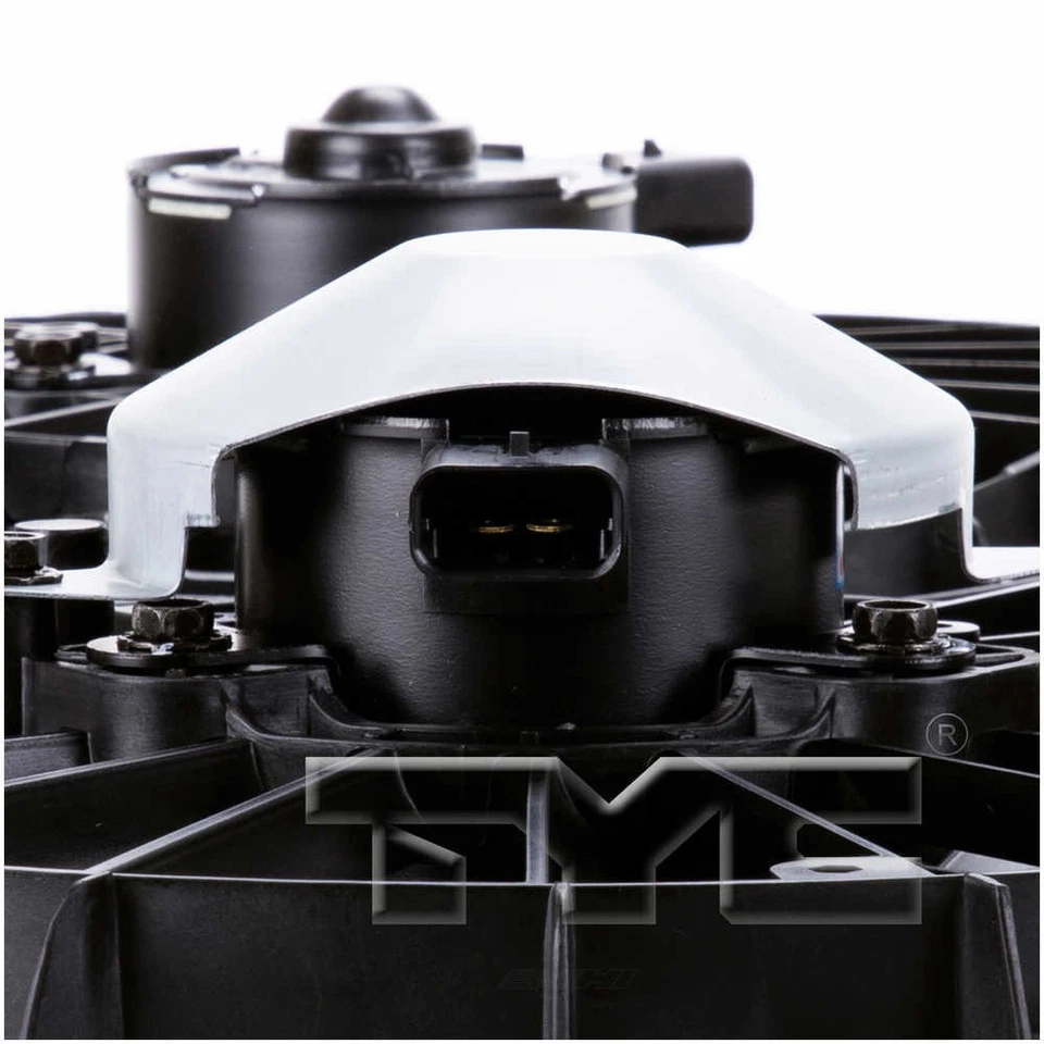 Ventilador de radiador y condensador doble para Saturn Aura TYC 2007-2009 Foto 3 de 4