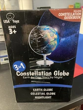 3 IN 1 Constellation Globe- Earth by day, Stars by night brand new
