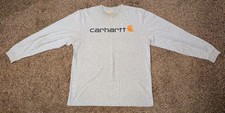 Men's Carhartt Original Fit Long Sleeve T Shirt Size Large