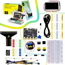 Microbit Basic Starter Kit for BBC Micro:Bit V2 Accessories STEM Kit Coding for