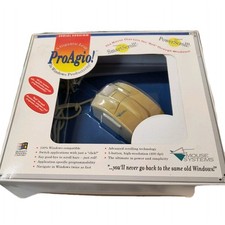 VINTAGE MOUSE SYSTEMS PROAGIO 3 BUTTON SCROLLING MECHANICAL SERIAL MOUSE DS-MOU