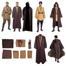 TV Wars Anakin skywalker Cosplay Costume Halloween Party Jedi Fancy Brown suit