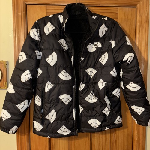 The North Face Winterjacke Jungen Gr. XL (14/16) durchgehender Reißverschluss wendbar bauschig
