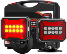 Bluetooth Magnetic Wireless Trailer Lights - IP67 Waterproof, 12hr Runtime