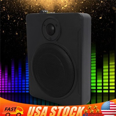 SOUNDSTREAM 8IN BEHIND UNDER SEAT SUBWOOFER BOX BASS SPEAKER AMPLIFIER 600W
