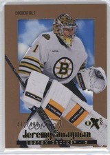 2023-24 Skybox E-X 2000 Credentials 413/499 Jeremy Swayman #8 0nn3