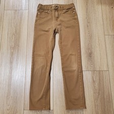 Old Navy Khaki Brown Slim Fit Built-In Tough Pants Big Kid Boys Size 14 Youth