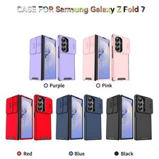 Shockproof TPU PC Case Slide Camera Lens Cover For Samsung Galaxy Z Fold 7/6/5/4