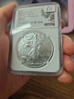 2021(P) Eagle S$1 Heraldic Eagle T-1 NGC MS 70