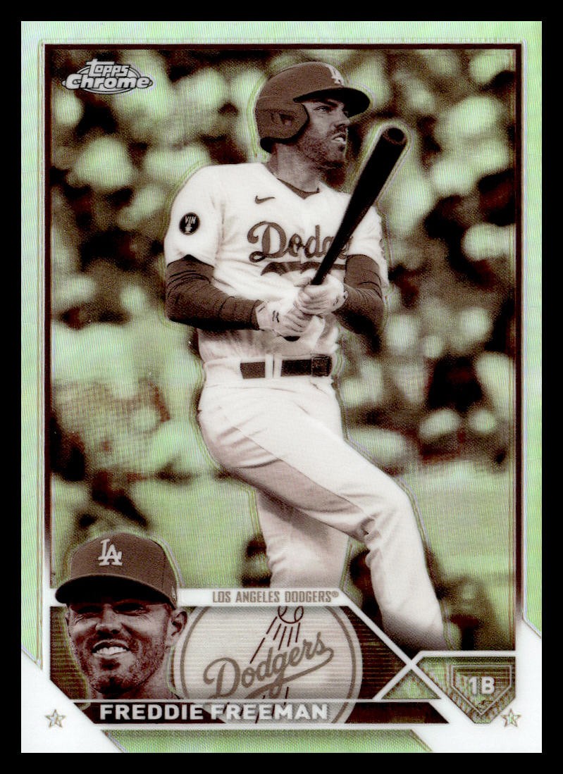 2023 Topps Chrome #5 Freddie Freeman Sepia Refractors