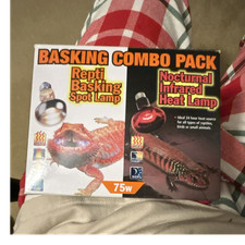 Zoo Med Basking Combo Pack Spot Lamp Infrared Heat Lamp 75W