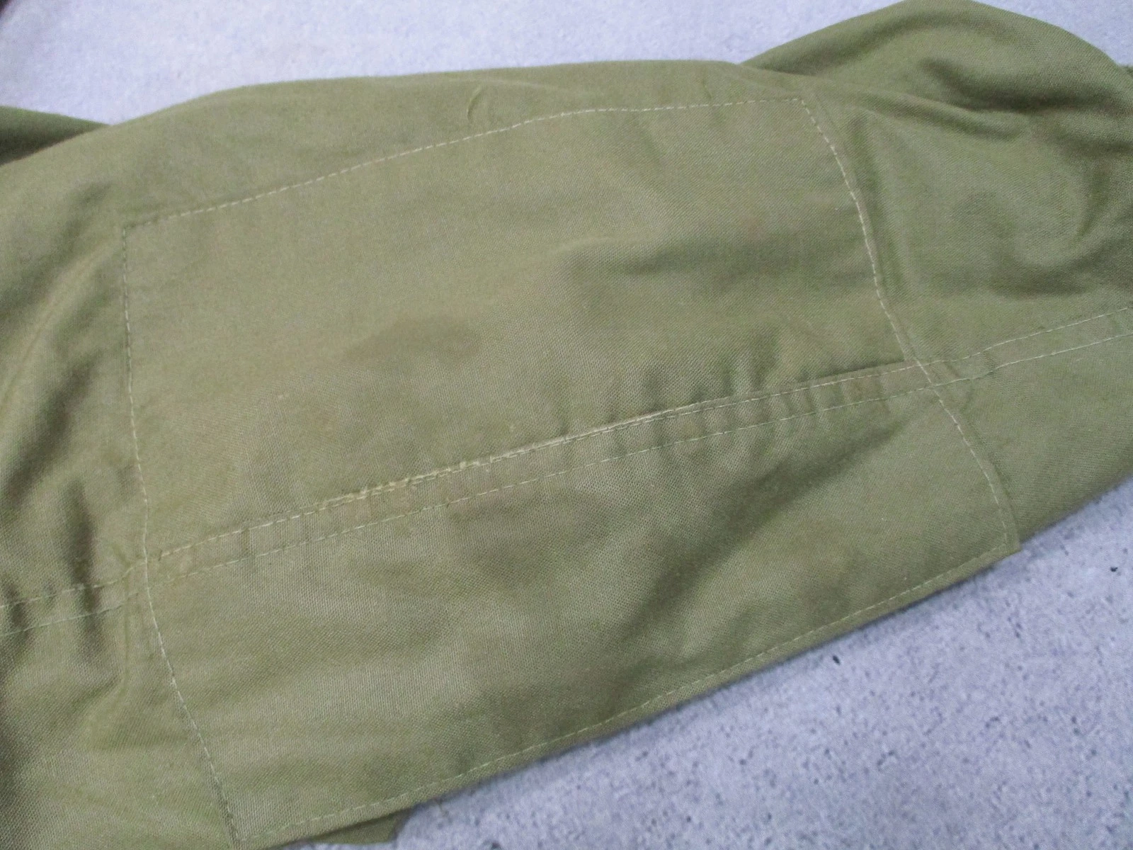Vintage Alpha Industries CWU-45/P Flight Jacket Cold Weather Aramid Large Long - product detail image 12