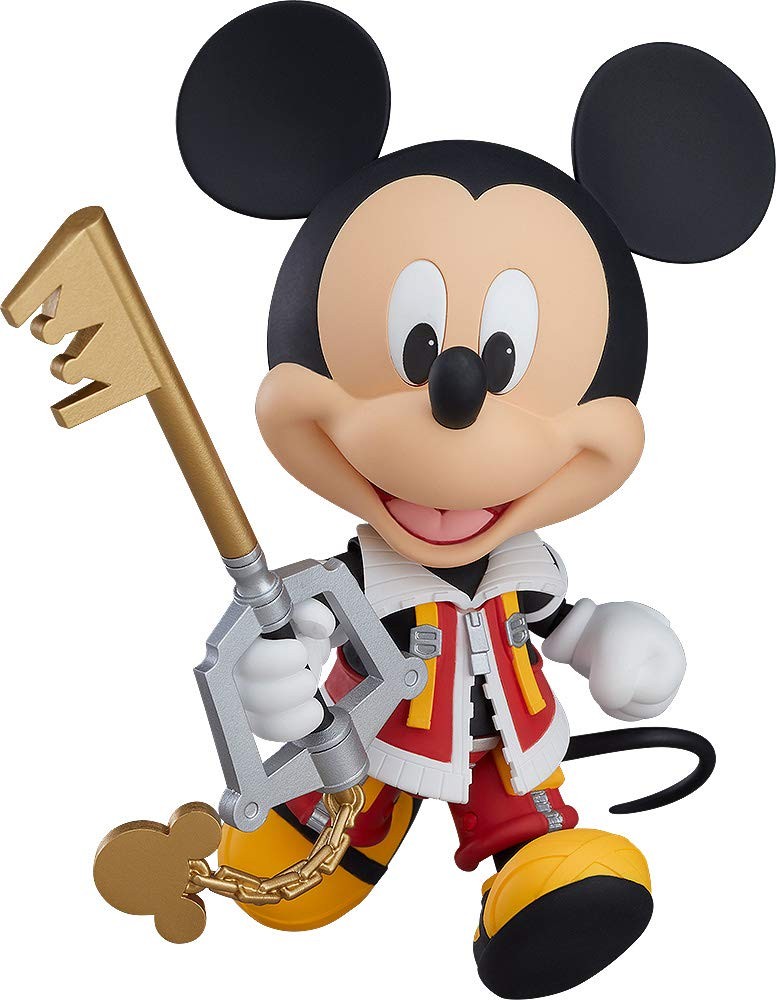 Figura de acción pintada de PVC Nendoroid Kingdom Hearts II Kingdom Mouse ABS