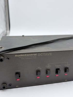 Audio Control Octave Low Noise Stereo Equalizer w/Subsonic Filter Powers On