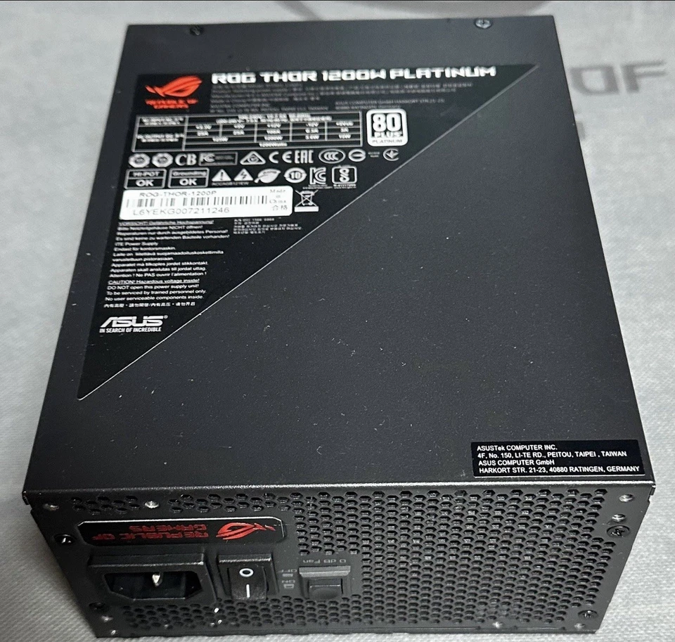 ASUS ROG Thor 1200W Platinum OVP!!TOP!! - Bild 3 von 4