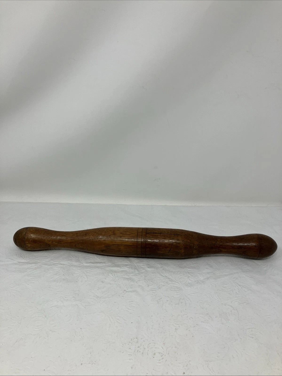Vintage Primitive Handmade Tortilla Bread Bakers Wooden Rolling Pin