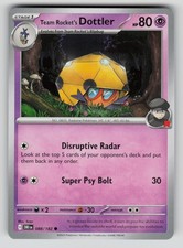 Team Rocket's Dottler 088/182 C Destined Rivals Pokemon NM/M