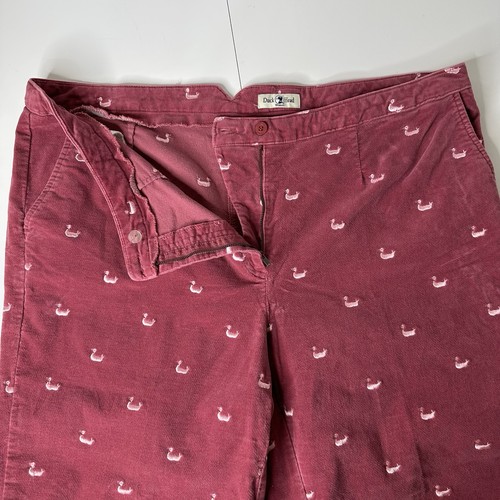 Pantalone donna ricamato in velluto rosa testa d'anatra taglia 20W novità stravagante artistico - Foto 5 di 16