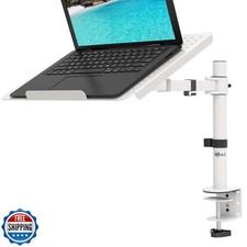 WALI Laptop Mount Arm for Desk, Laptop Tray, Fully Adjustable, up to 17 inch,