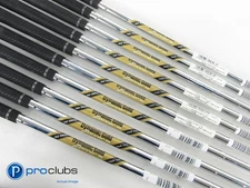 10pc Tour Issue Dynamic Gold Spinner Wedge Shafts .355" w/ Grips #464649