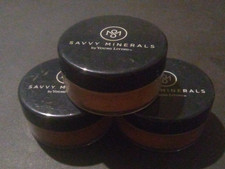 Savvy Minerald by Young Living Mineral Foundation Dark 4 lot of 3