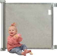 SmartFit Retractable Mesh Baby Gate 55" x 33" Baby Safety Alliance Certified
