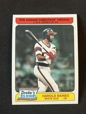 1985 Topps Drake's Big Hitters #2 Harold Baines Baseball Card
