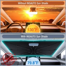 Vw Tiguan Sun Shade Umbrella 2018-2024 Uv Heat Reflective Foldable