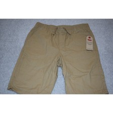 Levis Shorts Boys Teens Size Large 12-13 Yrs Stretch Slim Fit Chinos Tan NEW