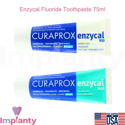 Curaprox Flu0ride Dental Toothpaste 75ml Gentle Caries Protection Oral Care