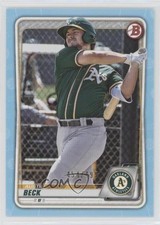 2020 Bowman Prospects Sky Blue 454/499 Austin Beck #BP-16 0x1