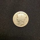 1  1918 MERCURY DIME Coin 10 cents, 90% SILVER Purity, PHILADELPHIA MINT