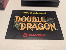 Double Dragon 1 Nintendo Entertainment System NES Tradewest 1988 CIB Super Clean