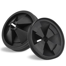 Garbage Disposal Splash Guards, 3 3/8" EPDM Rubber Drain Insert for Black