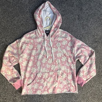 Hot Topic BT21 Floral Pink Wash Women Juniors Hoodie (L) Large