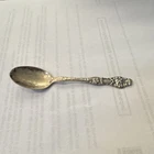 International Silver Sterling Silver (.925) Spoon Ornate Floral Handle Marked