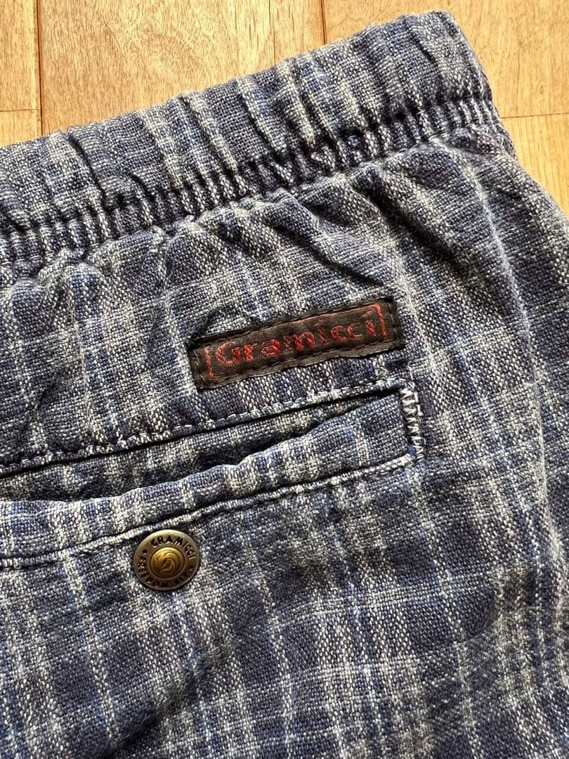 Gramicci 90S Vhtf Usa Made Old Logo Check Shorts M Men Vintage Rare American Mod image 5