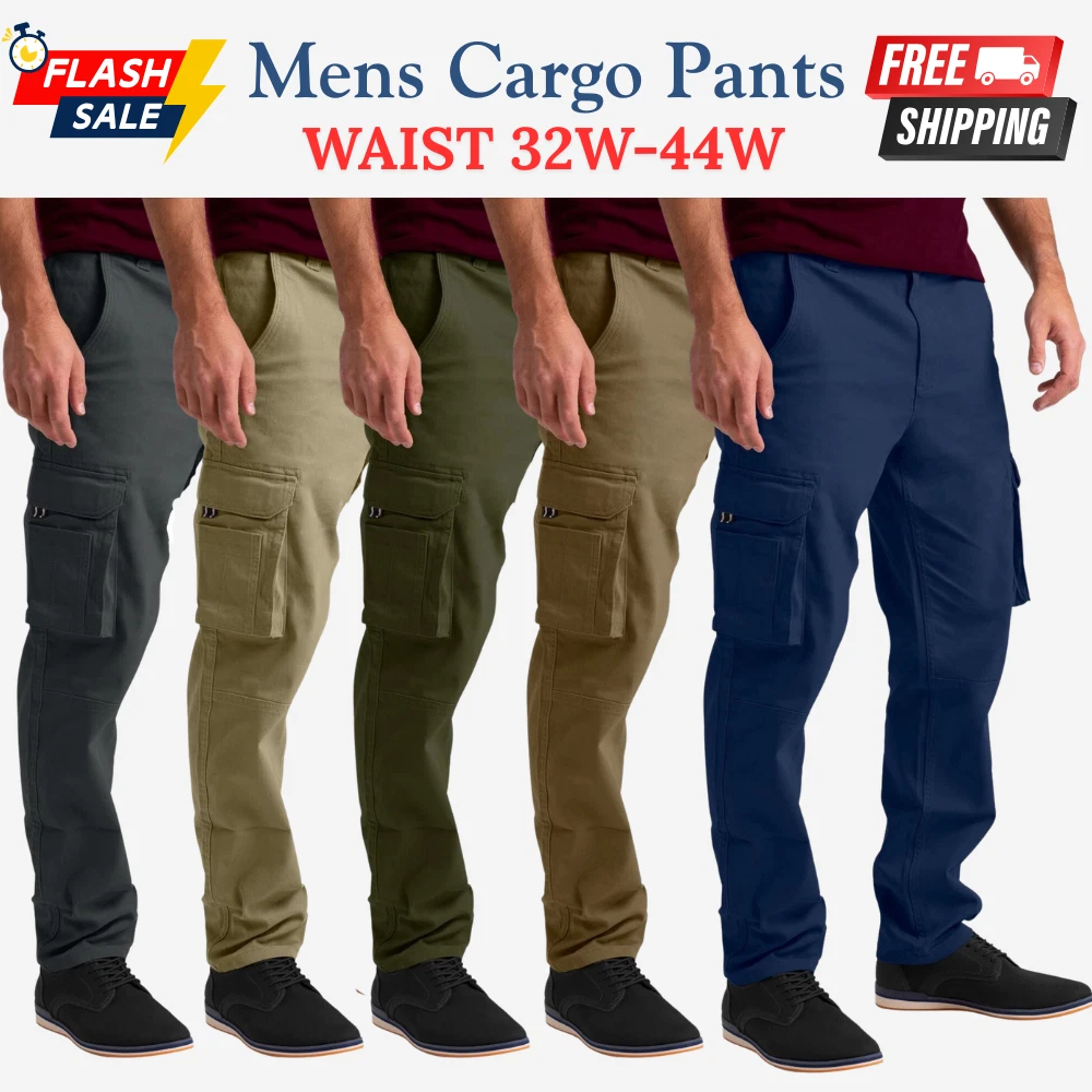 GOOD GRIEF!】 RELAXED CARGO POCKET PANTS Relaxed Cargo Pants for