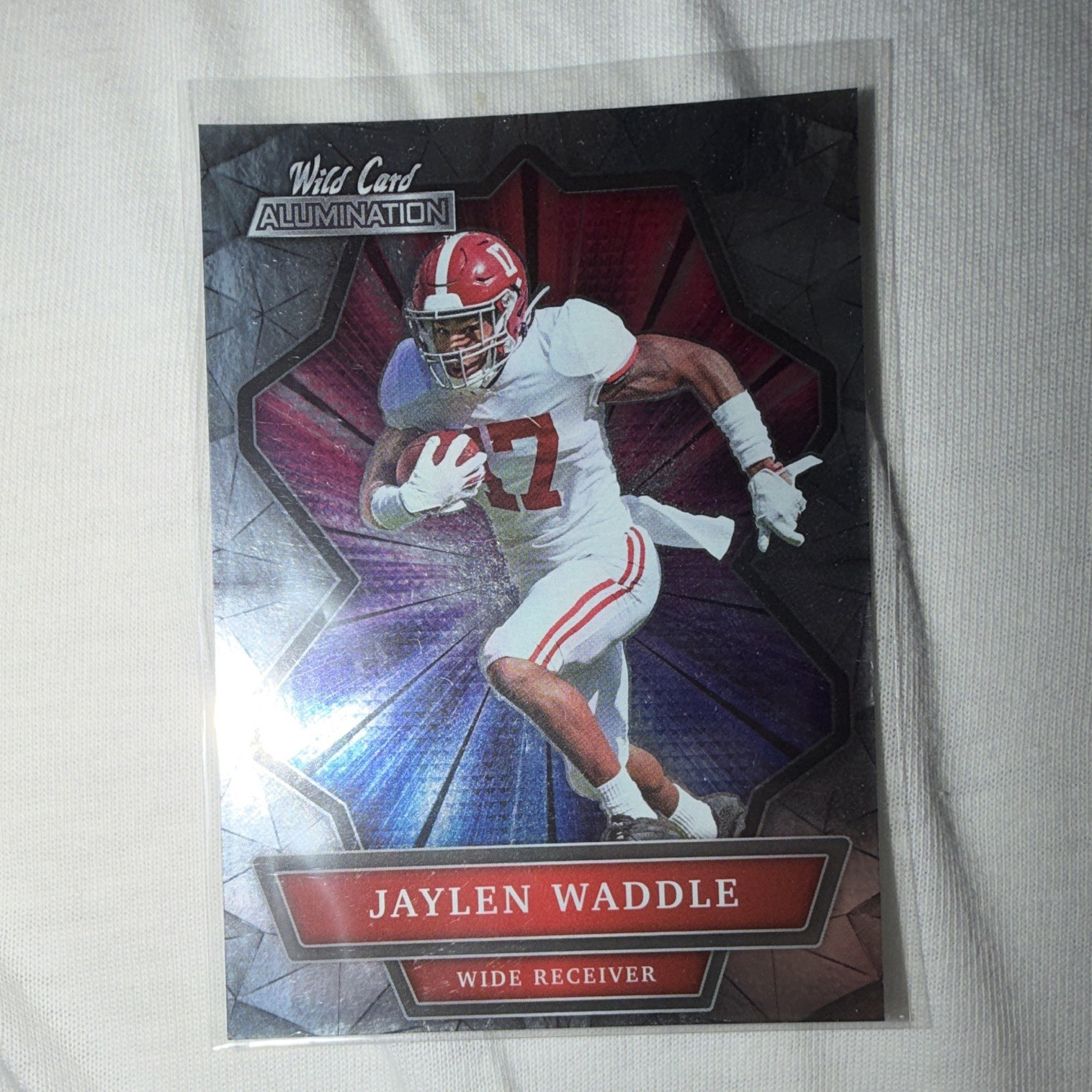 Wild Card 2021 Alumination Jaylen Waddle Insert #ABC-12 Alabama Football Card