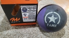 Motiv Shadow Tank Bowling Ball 1st Quality 15 Pounds 2.6" Pin 2.7oz TW