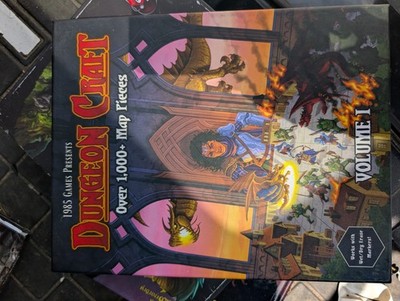 Games Workshop Dungeon Craft Volume 1 1985 Dungeons & Dragons 1,000+ Map Pieces